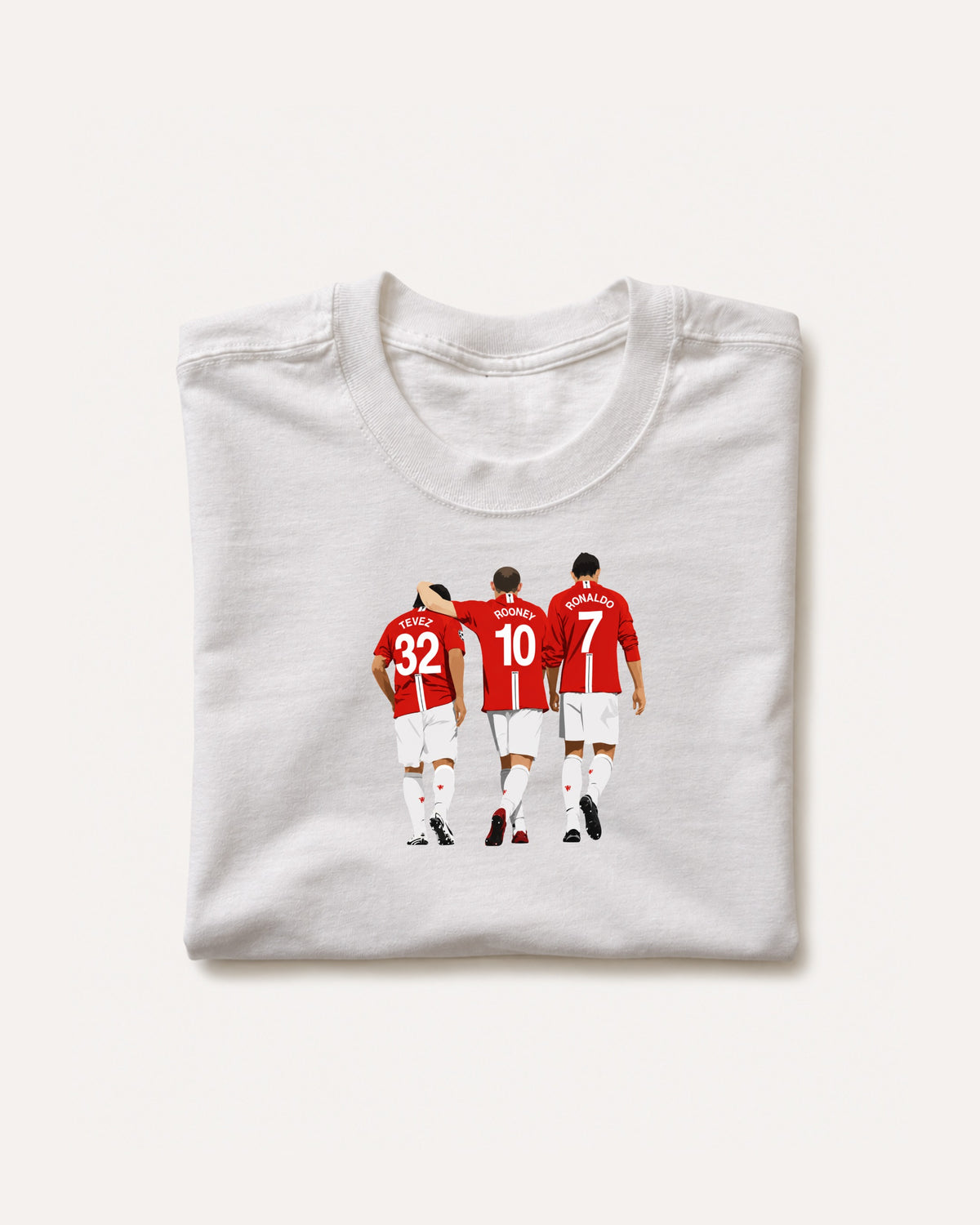 Manchester United - Tevez, Rooney, Ronaldo T-Shirt
