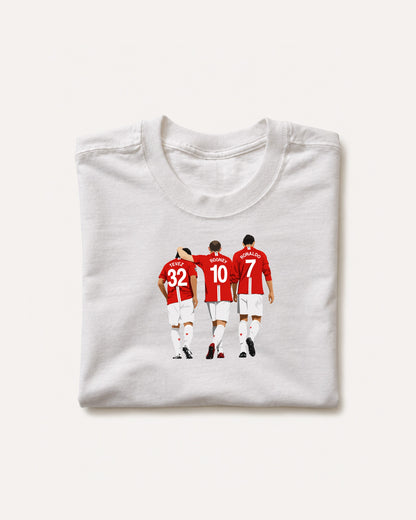 Manchester United - Tevez, Rooney, Ronaldo T-Shirt
