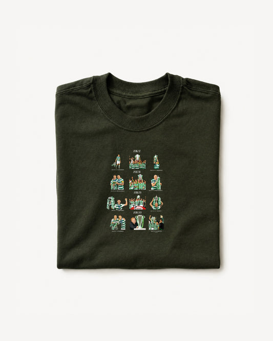 Celtic FC - Quadruple Treble  T-Shirt