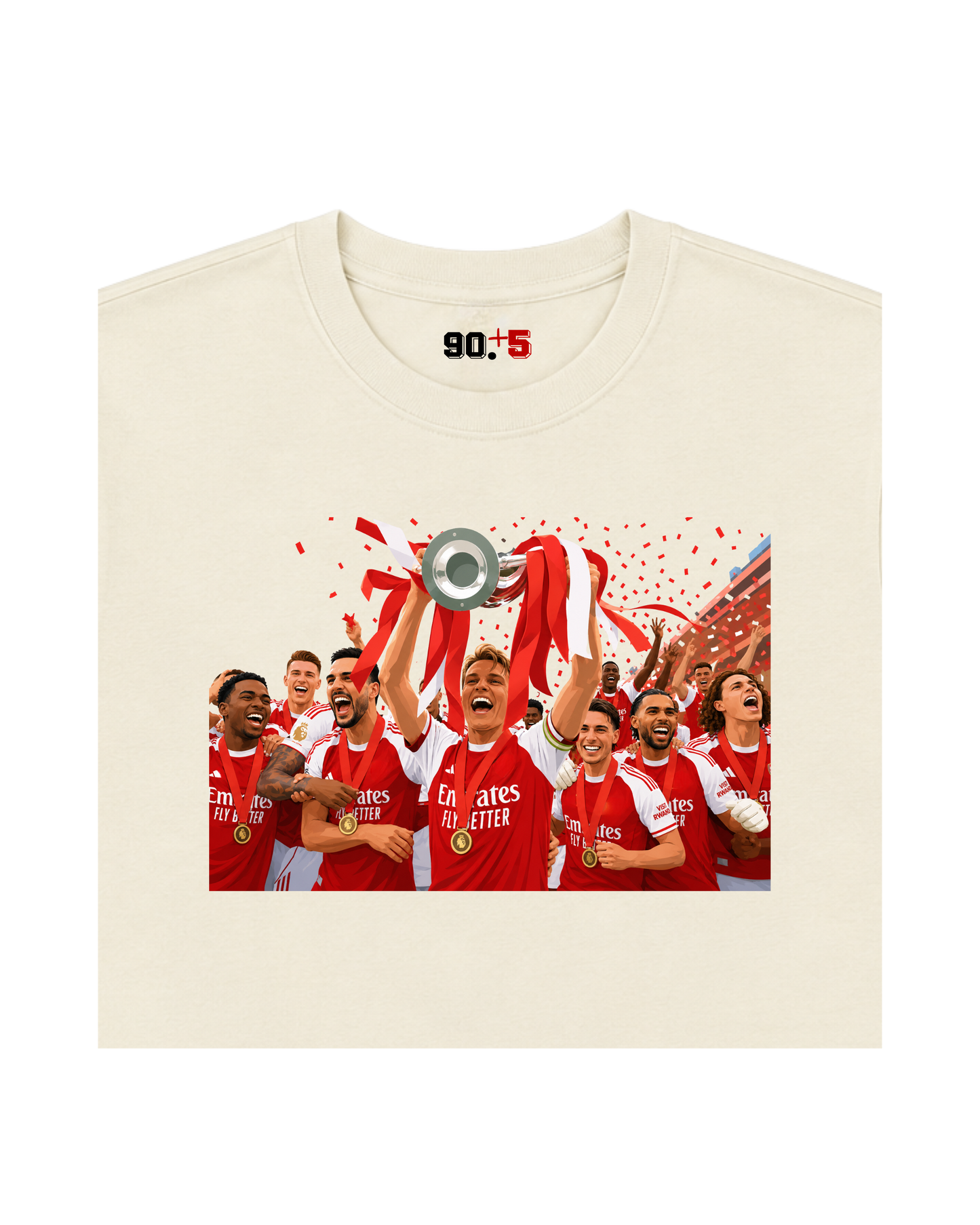 Arsenal - 25/26 Premier League Winners | Printed Club Classic T-Shirt