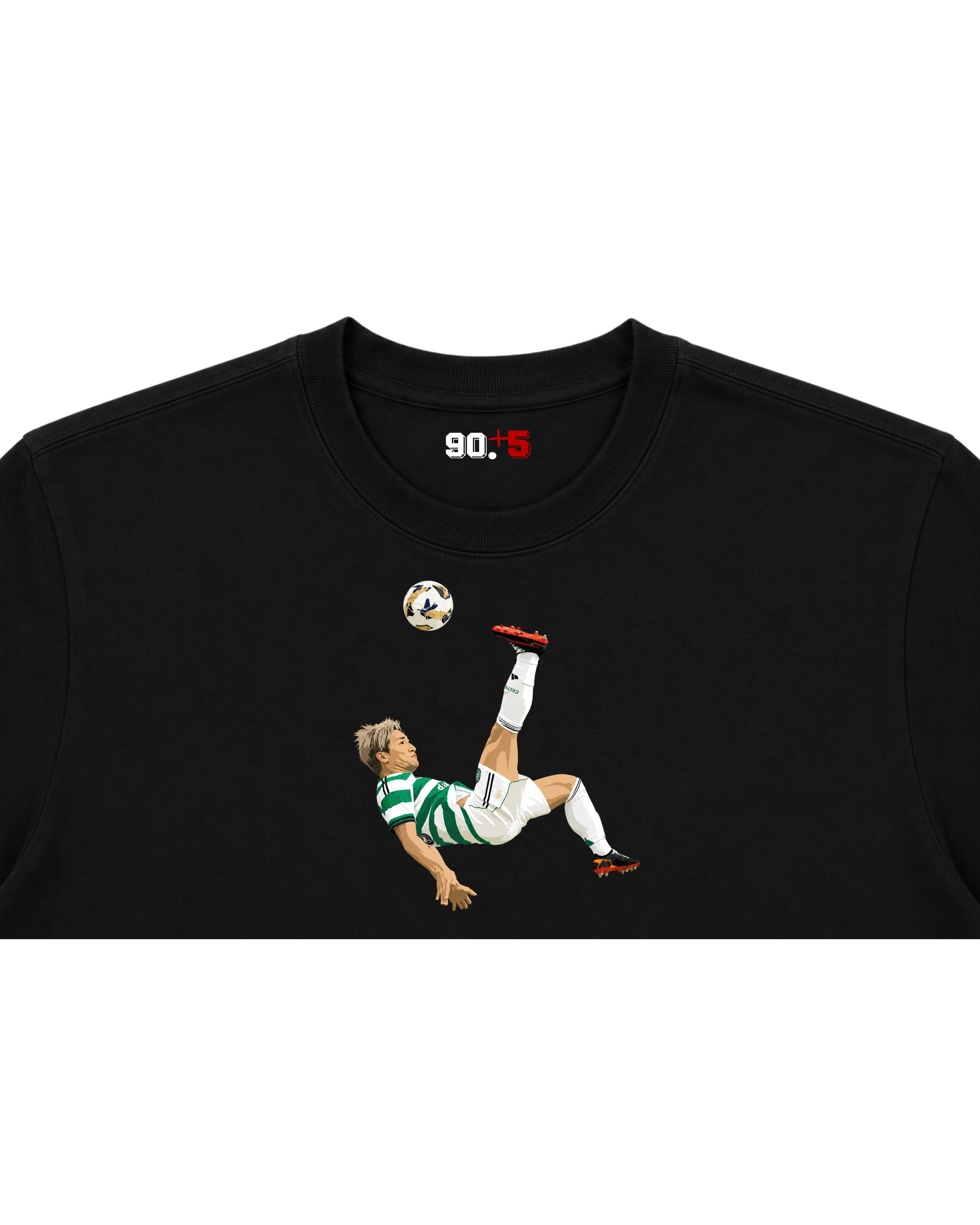 Celtic FC - Maeda Overhead Kick vs Rangers | Printed Club Classic T-Shirt