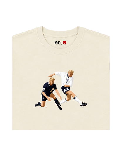 England - Gazza vs Scotland | Printed Club Classic T-Shirt