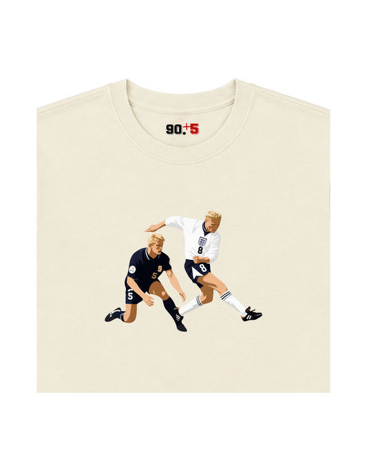 England - Gazza vs Scotland | Printed Club Classic T-Shirt