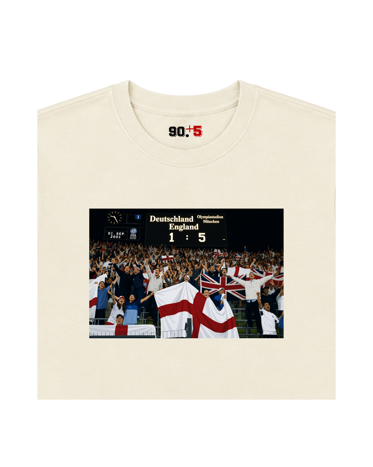 England - 5-1 vs Germany | Printed Club Classic T-Shirt