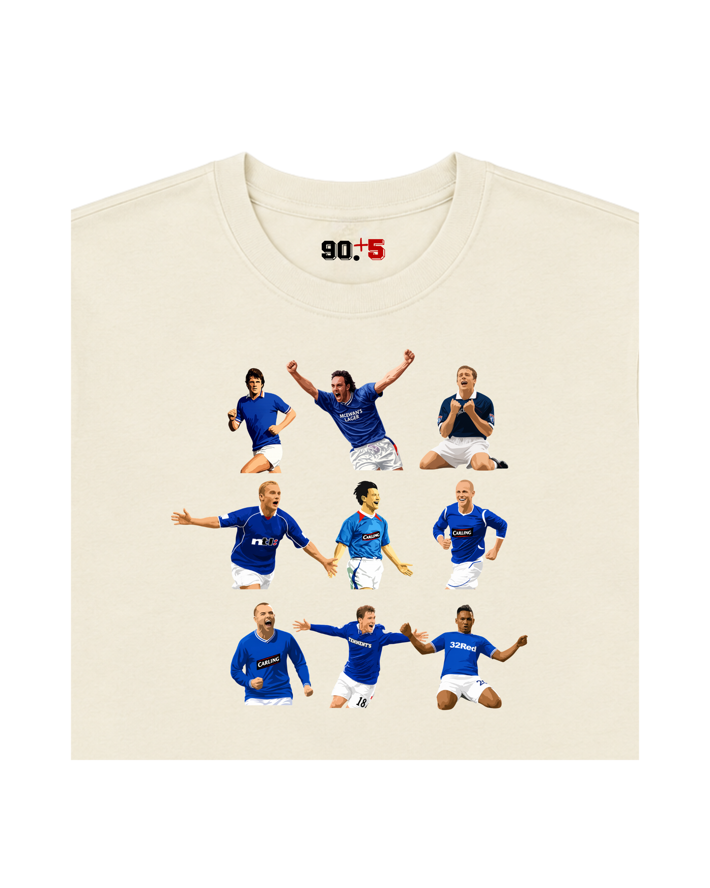 Rangers FC - Strikers | Printed Club Classic T-Shirt