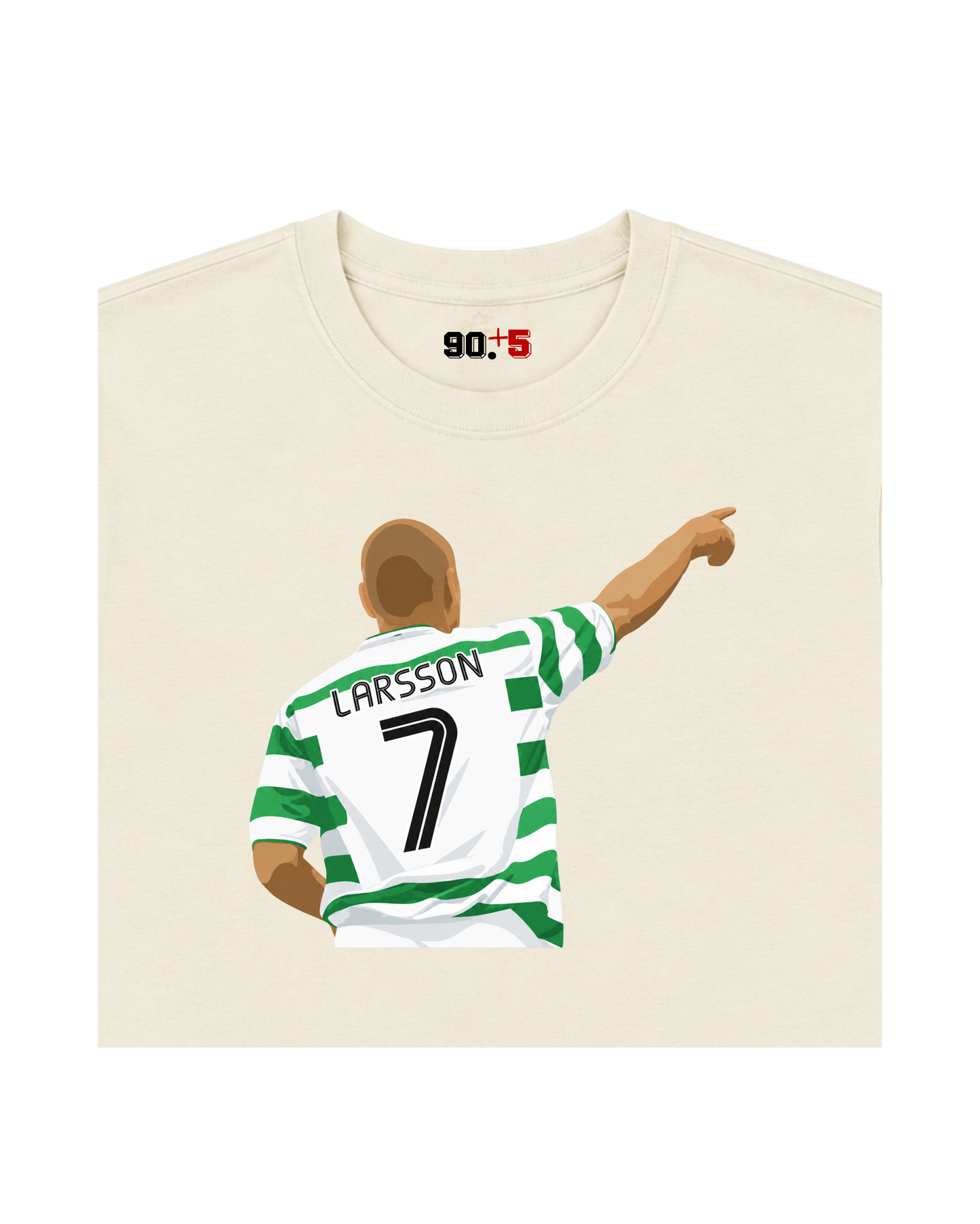 Celtic FC - Larsson 7 | Printed Club Classic T-Shirt