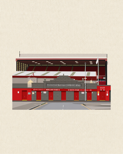 Aberdeen - Pittodrie | Printed Club Classic T-Shirt