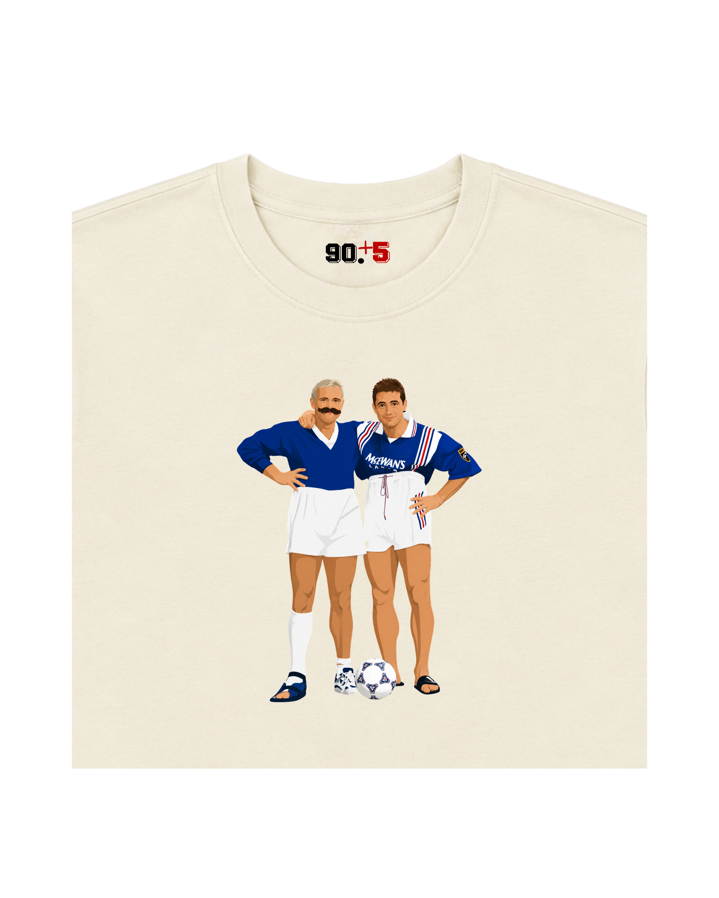 Rangers FC - McCoist & Gazza | Printed Club Classic T-Shirt
