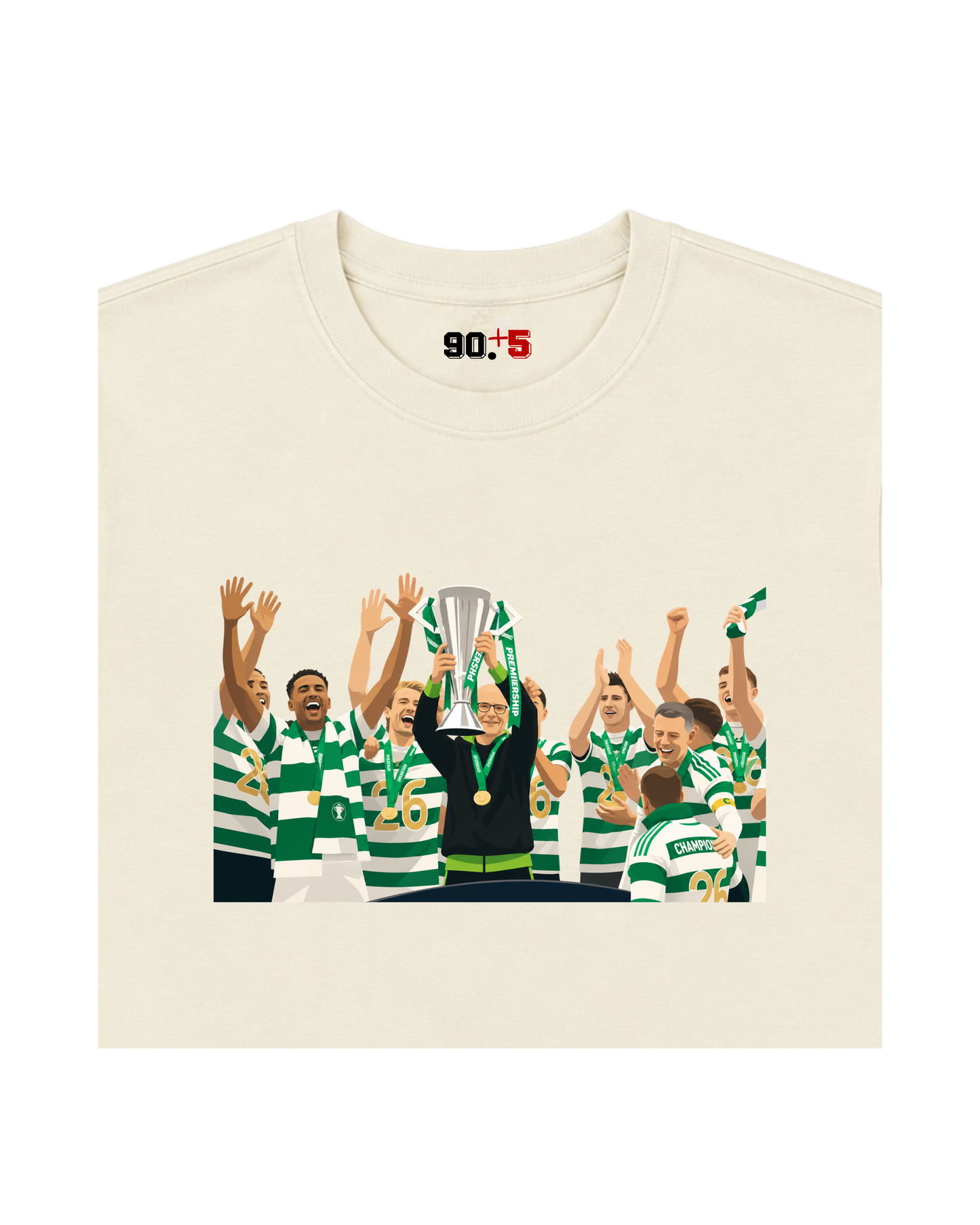 Celtic FC - 56th League Title | Printed Club Classic T-Shirt