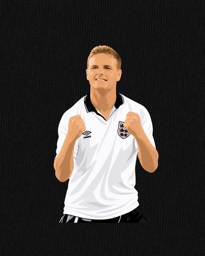 England - Gazza | Printed Club Classic T-Shirt