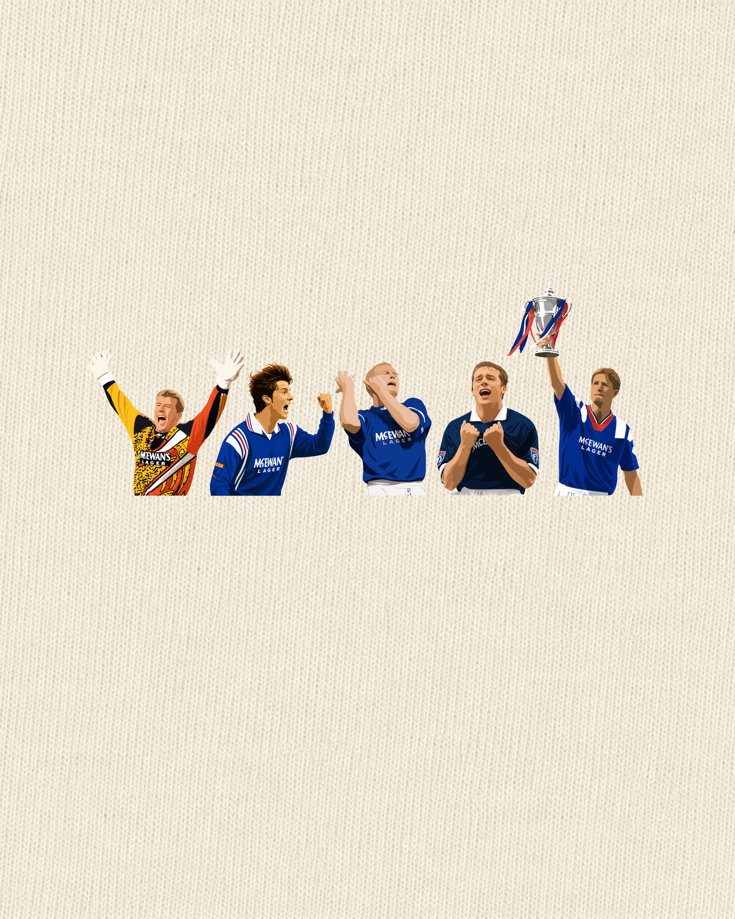 Rangers FC - 9IAR Heroes | Printed Club Classic T-Shirt