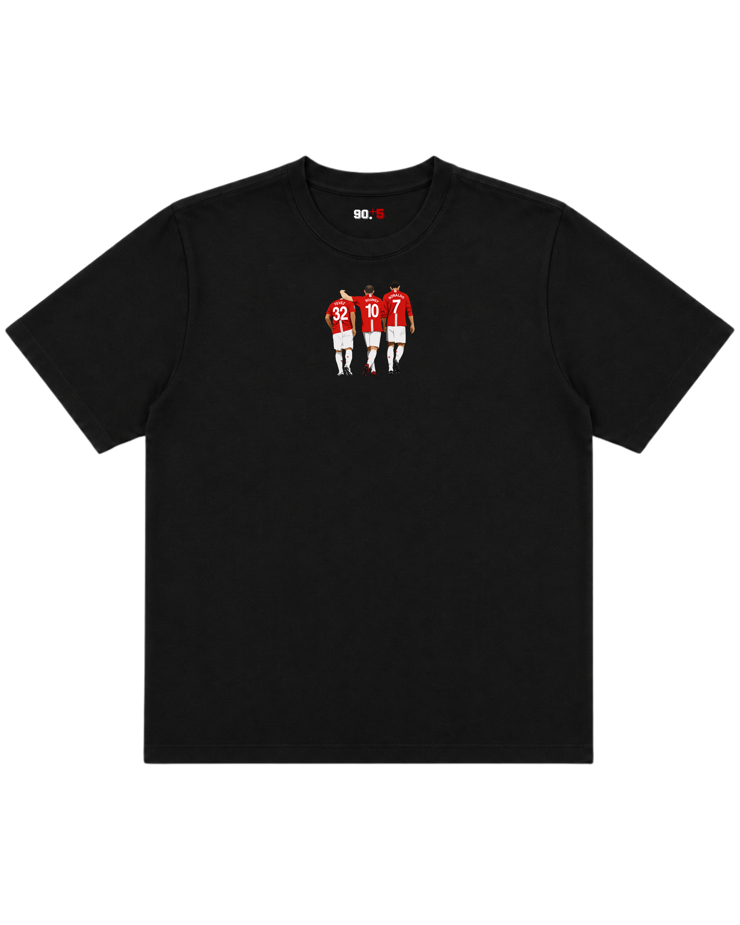 Manchester United - Tevez, Rooney, Ronaldo | Printed Club Classic T-Shirt