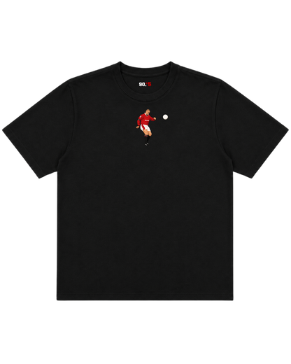 Manchester United - Cantona Chip vs Sunderland | Printed Club Classic T-Shirt