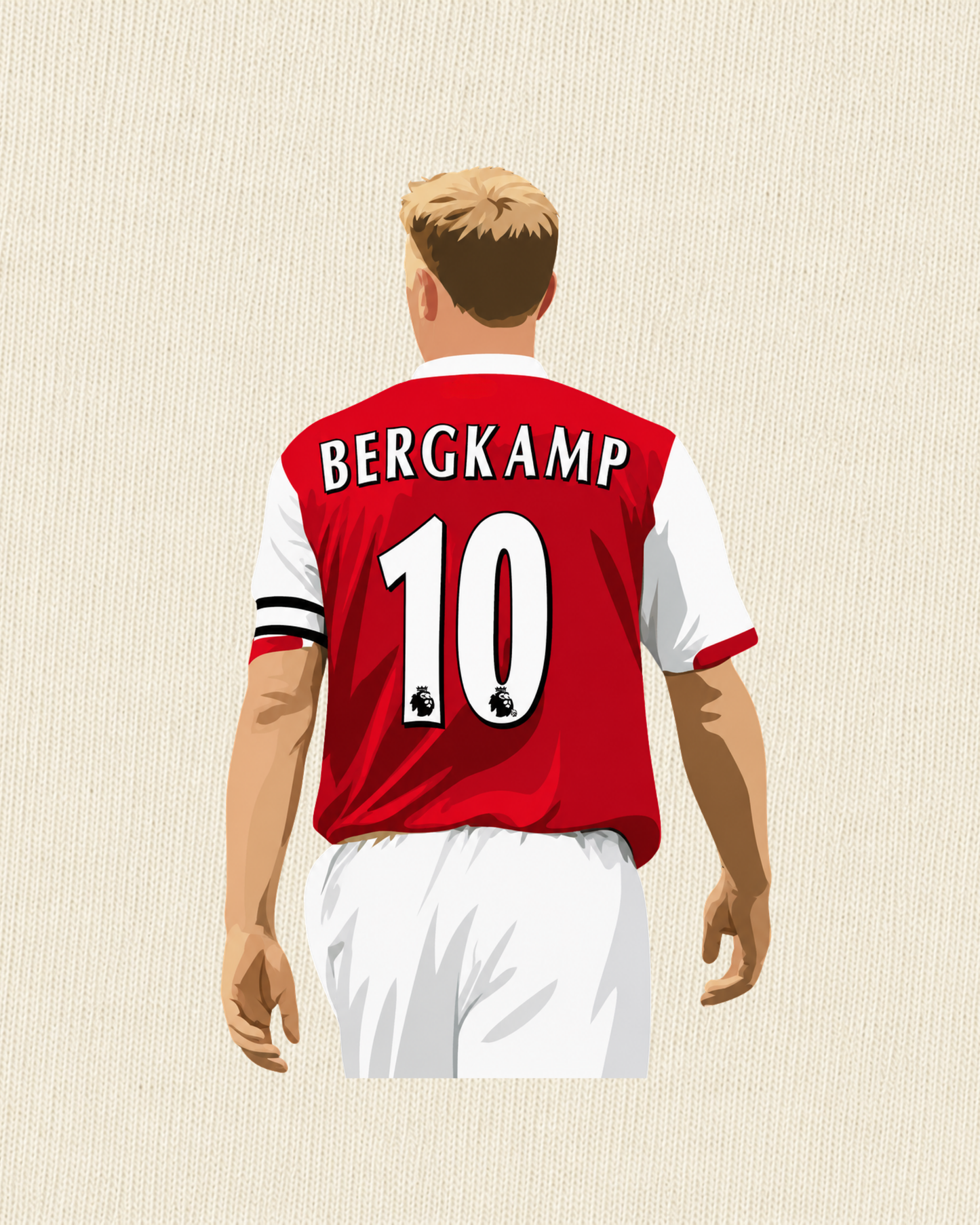 Arsenal - Bergkamp | Printed Club Classic T-Shirt