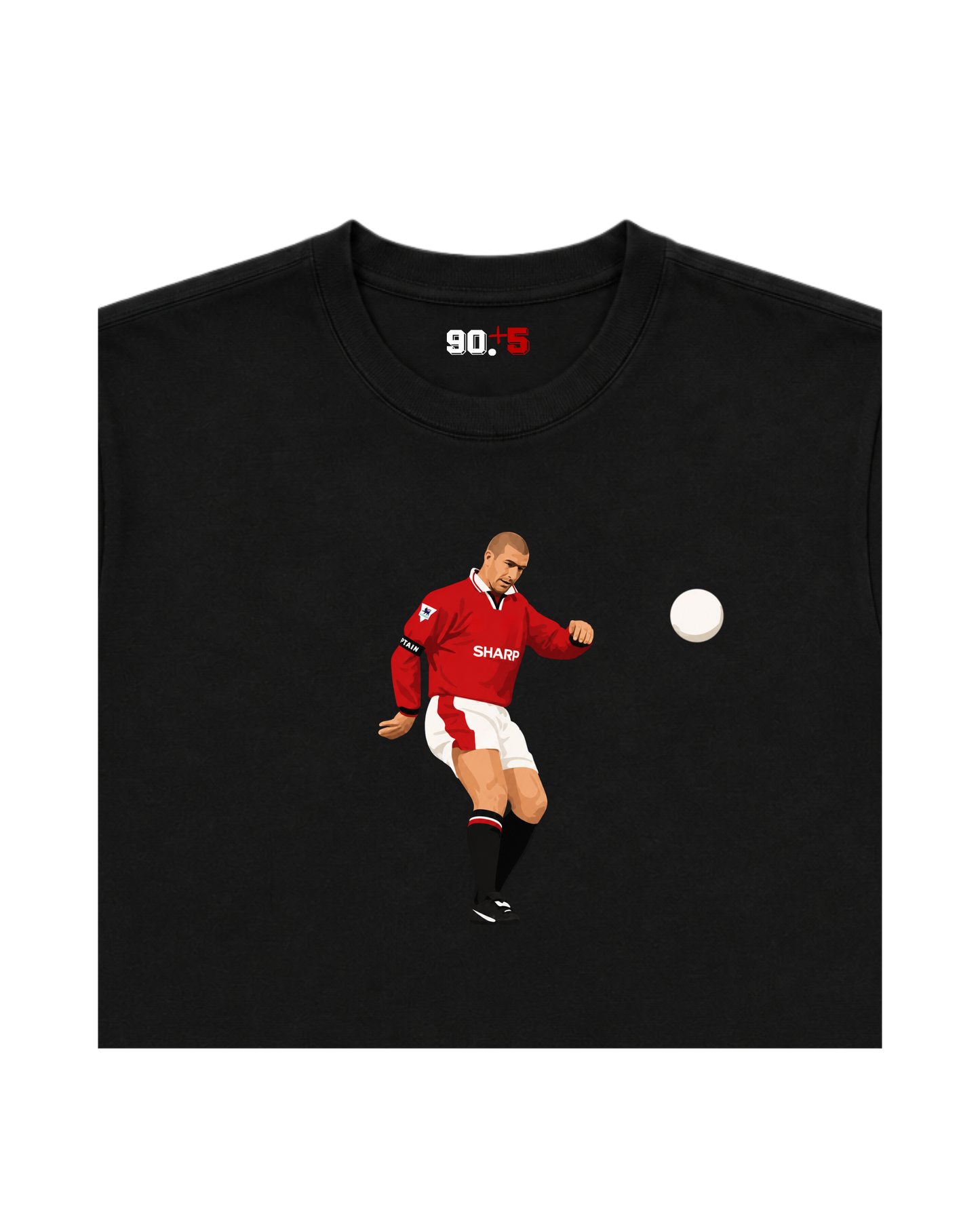 Manchester United - Cantona Chip vs Sunderland | Printed Club Classic T-Shirt