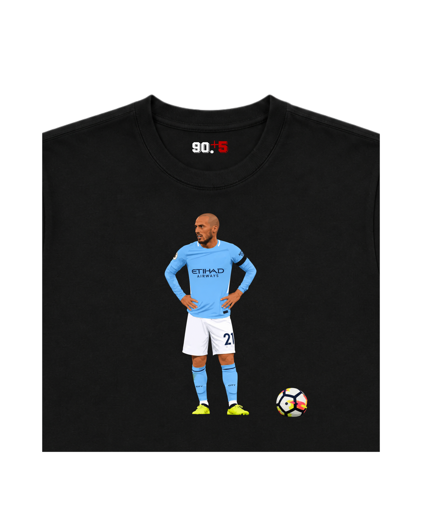 Manchester City - Silva | Printed Club Classic T-Shirt