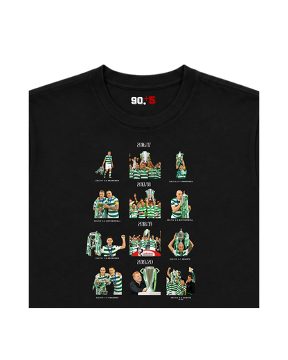 Celtic FC - Quadruple Treble | Printed Club Classic T-Shirt