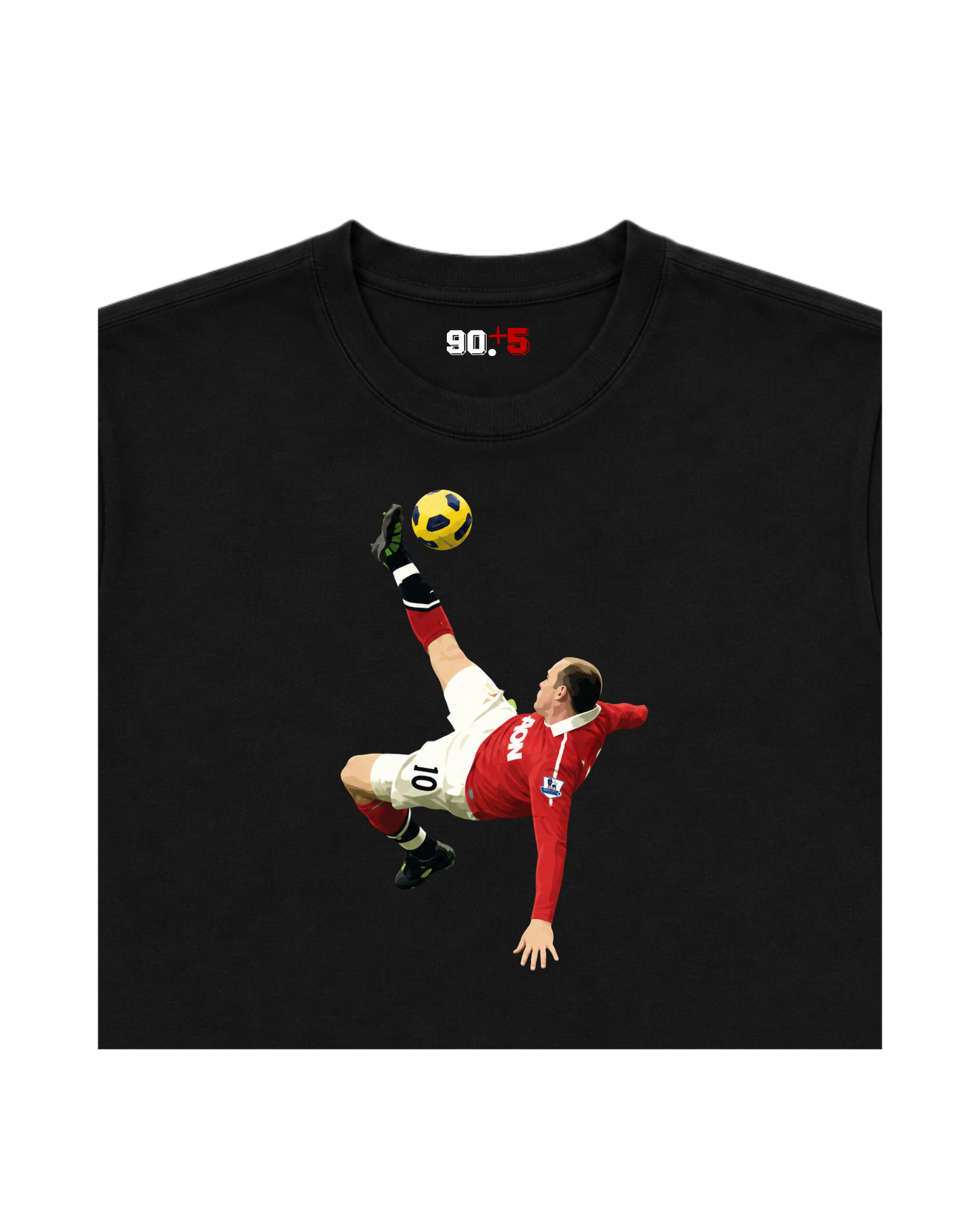 Manchester United - Rooney Overhead vs City | Printed Club Classic T-Shirt
