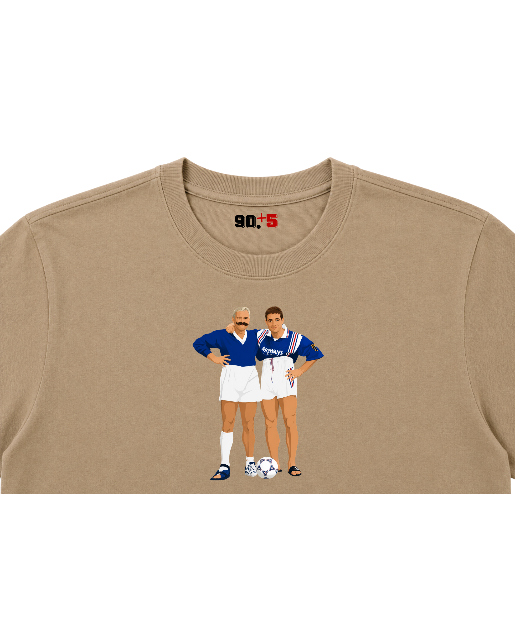 Rangers FC - McCoist & Gazza | Printed Club Classic T-Shirt