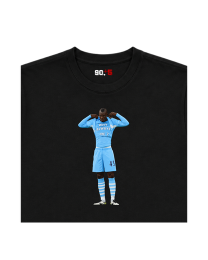 Manchester City - Why Always Balotelli? | Printed Club Classic T-Shirt