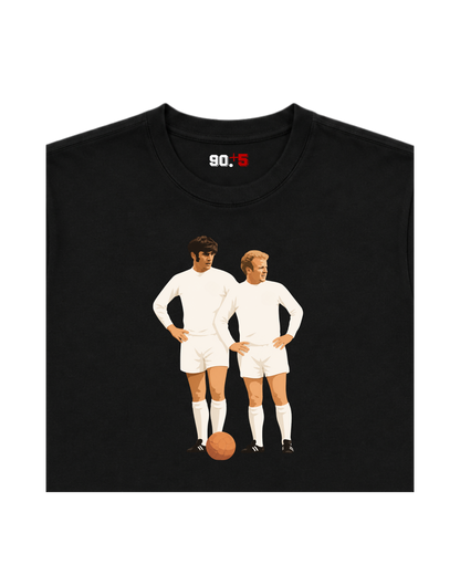 Leeds United - Bremner & Lorimer | Printed Club Classic T-Shirt