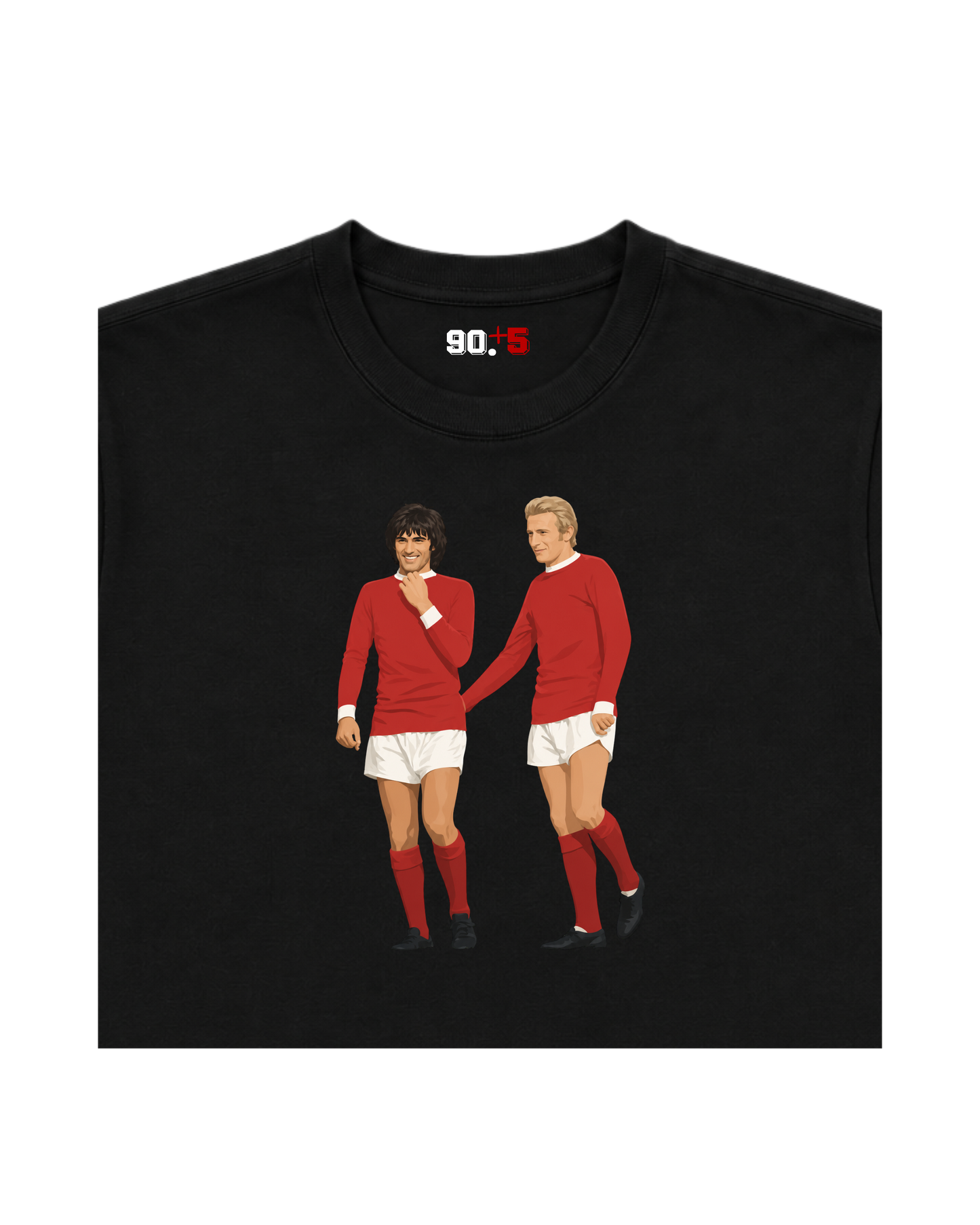 Manchester United - Law & Best | Printed Club Classic T-Shirt