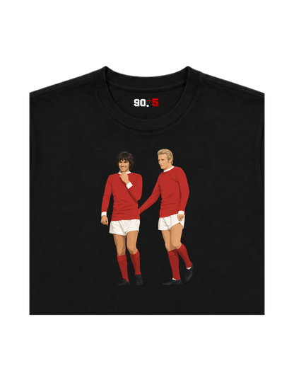 Manchester United - Law & Best | Printed Club Classic T-Shirt