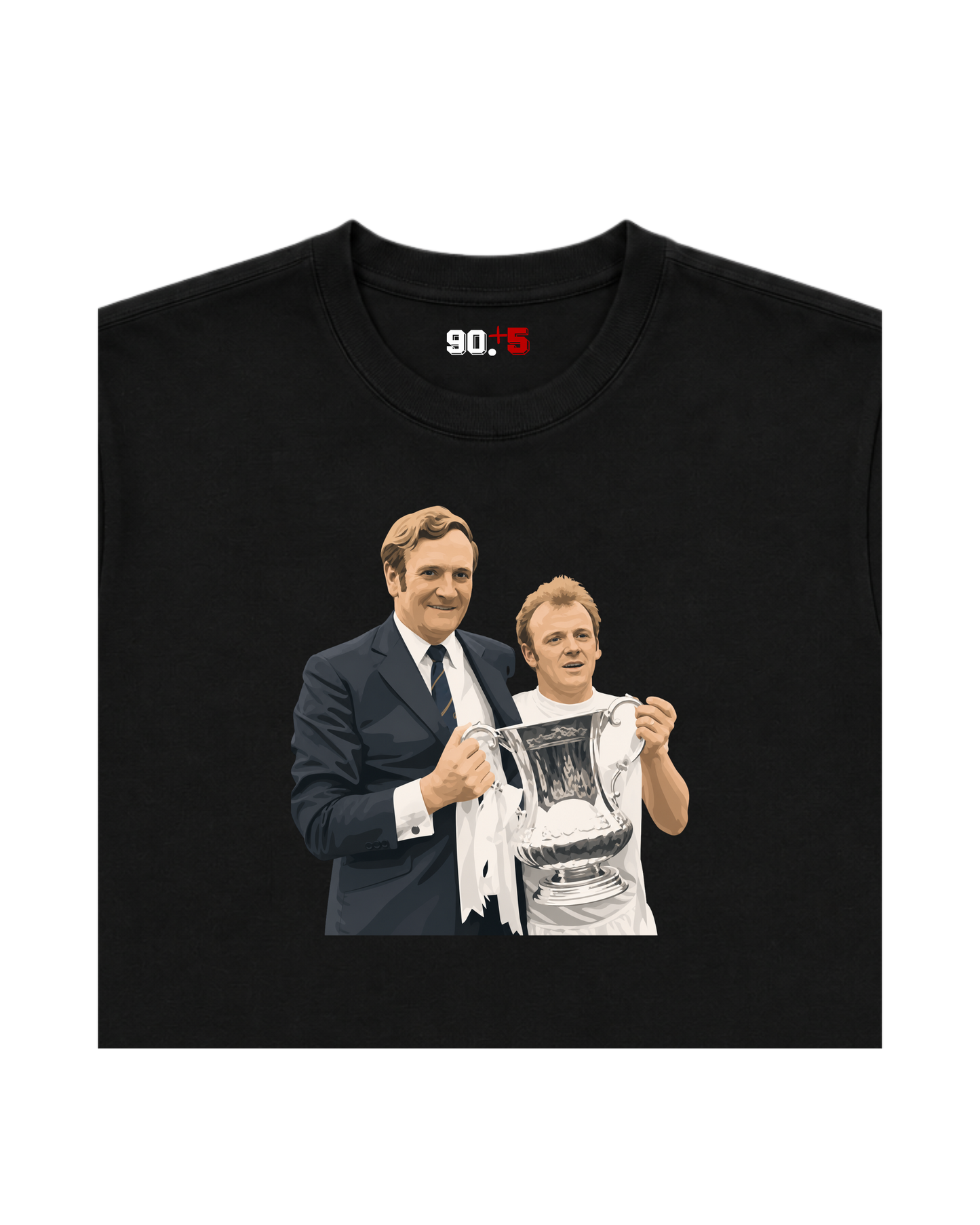 Leeds United - Bremner & Revie | Printed Club Classic T-Shirt
