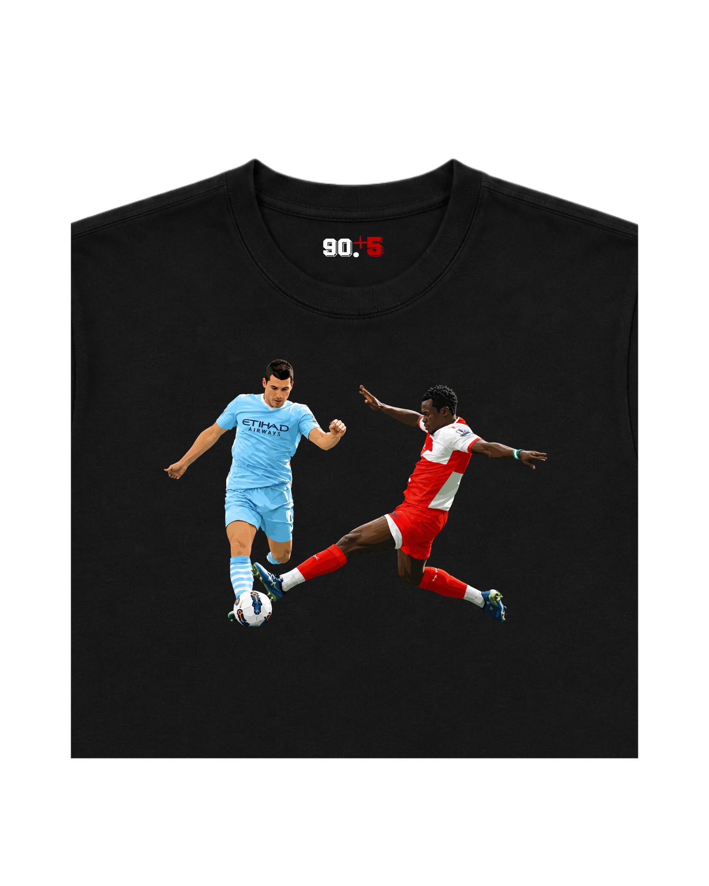 Manchester City - Agüerooooooooooooooooo | Printed Club Classic T-Shirt