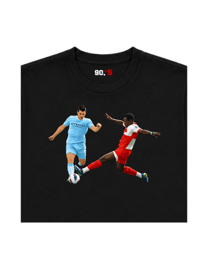 Manchester City - Agüerooooooooooooooooo | Printed Club Classic T-Shirt