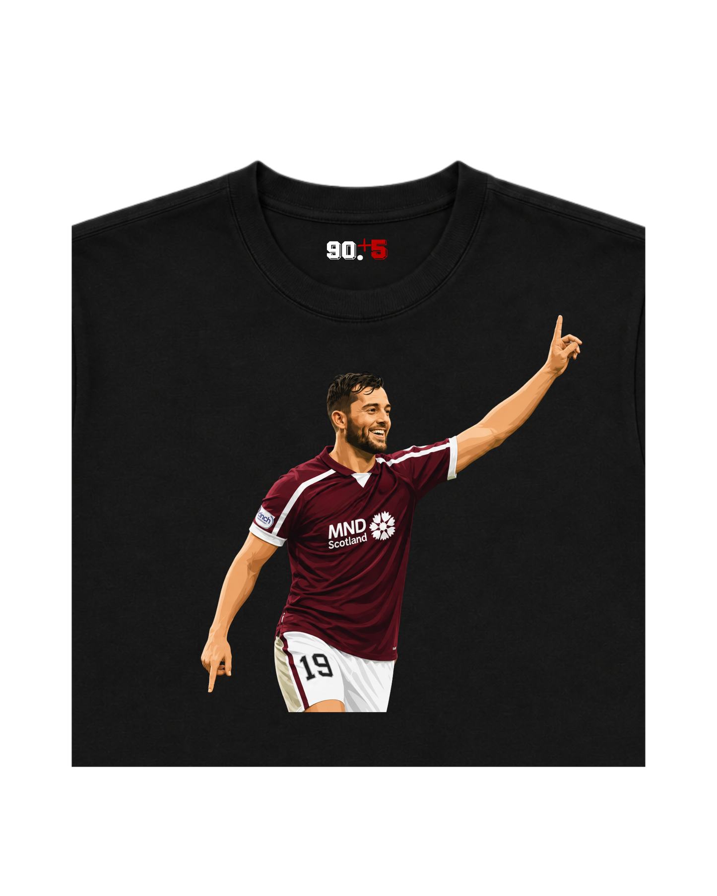 Heart of Midlothian - Halkett | Printed Club Classic T-Shirt