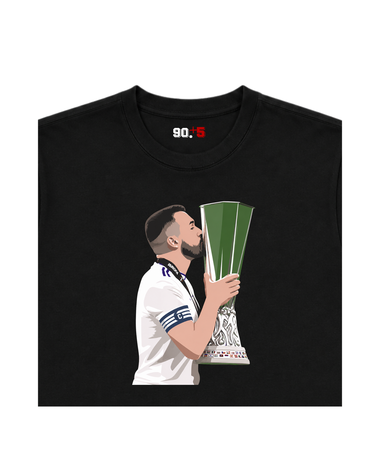 Aston Villa - McGinn Europa League | Printed Club Classic T-Shirt