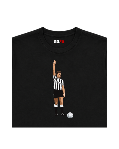 Newcastle United - Gazza | Printed Club Classic T-Shirt