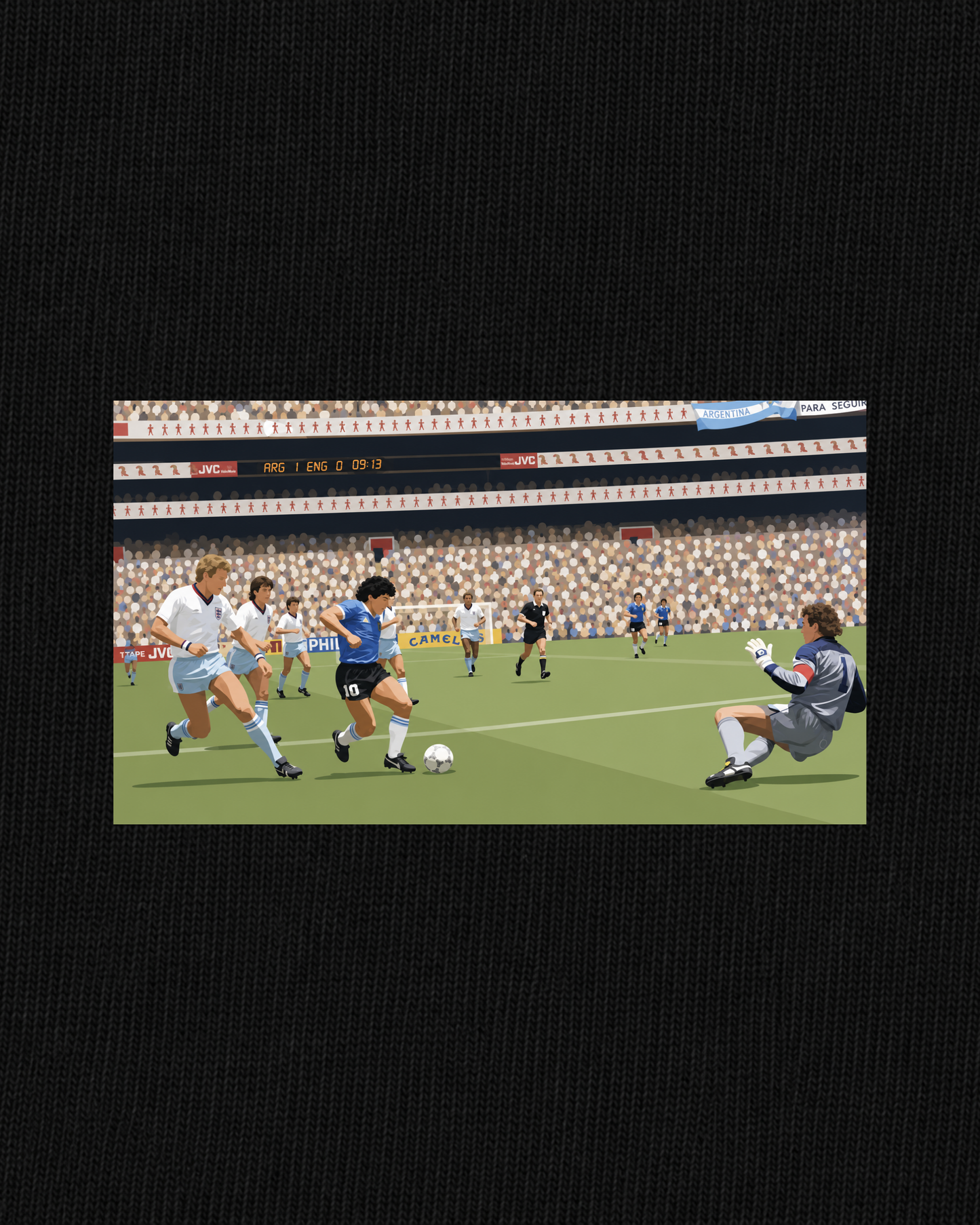 Argentina - Maradona Goal of the Century vs England | Printed Club Classic T-Shirt