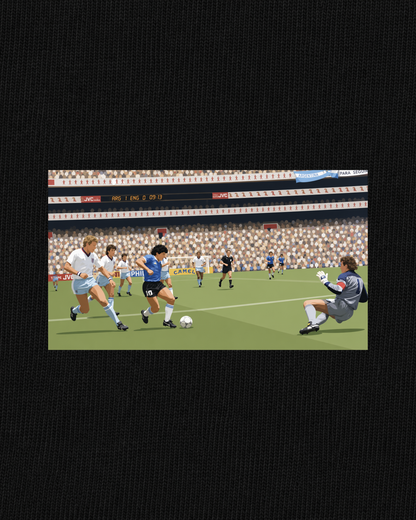 Argentina - Maradona Goal of the Century vs England | Printed Club Classic T-Shirt