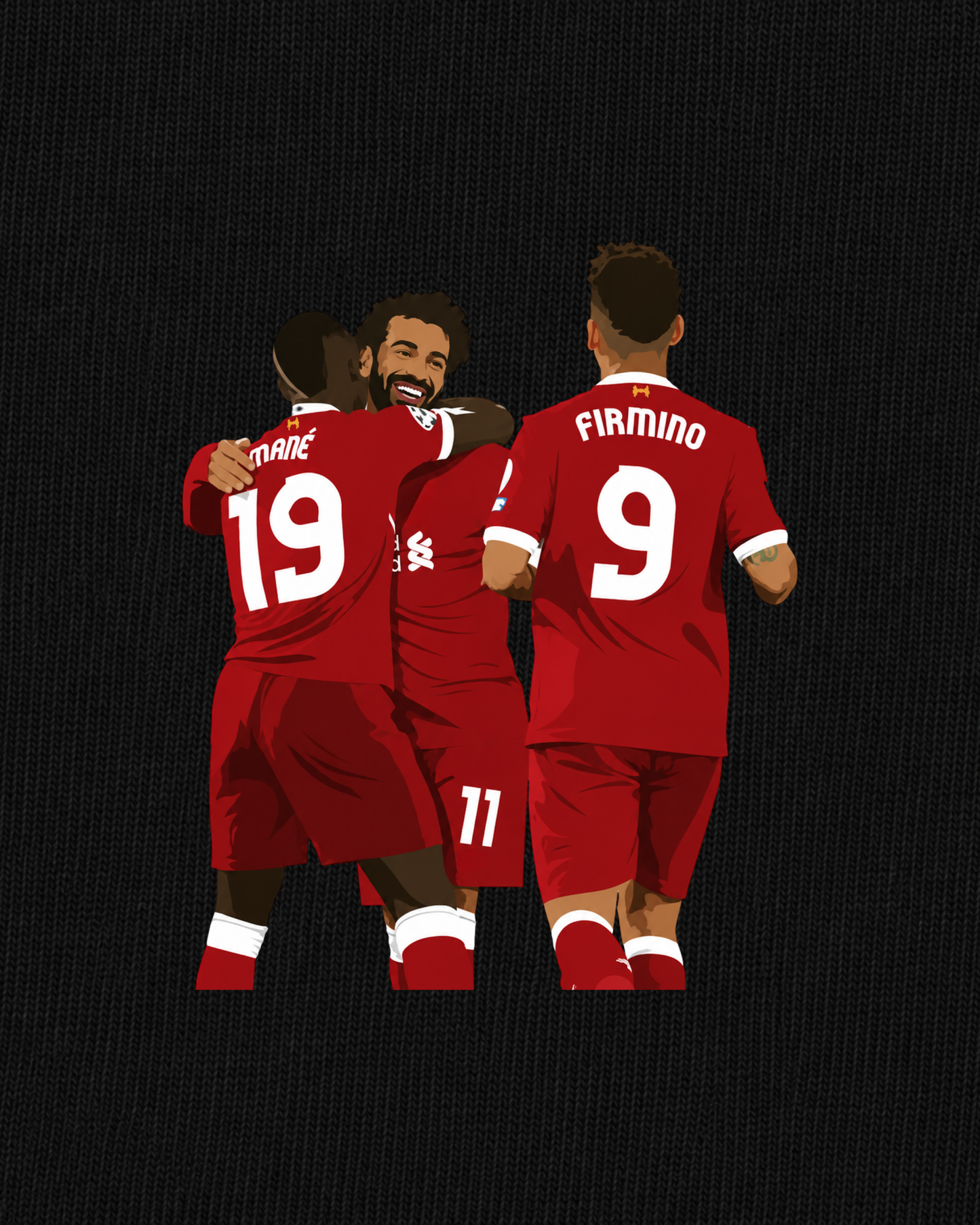 Liverpool - Firmino, Mané & Salah | Printed Club Classic T-Shirt