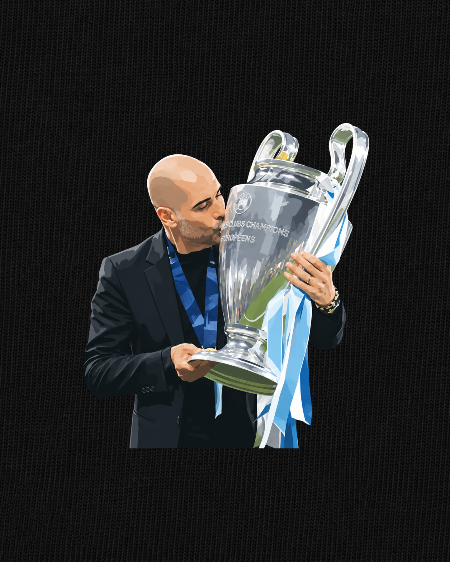 Manchester City - Pep UCL 2023 | Printed Club Classic T-Shirt