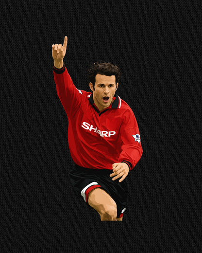 Manchester United - Giggs | Printed Club Classic T-Shirt
