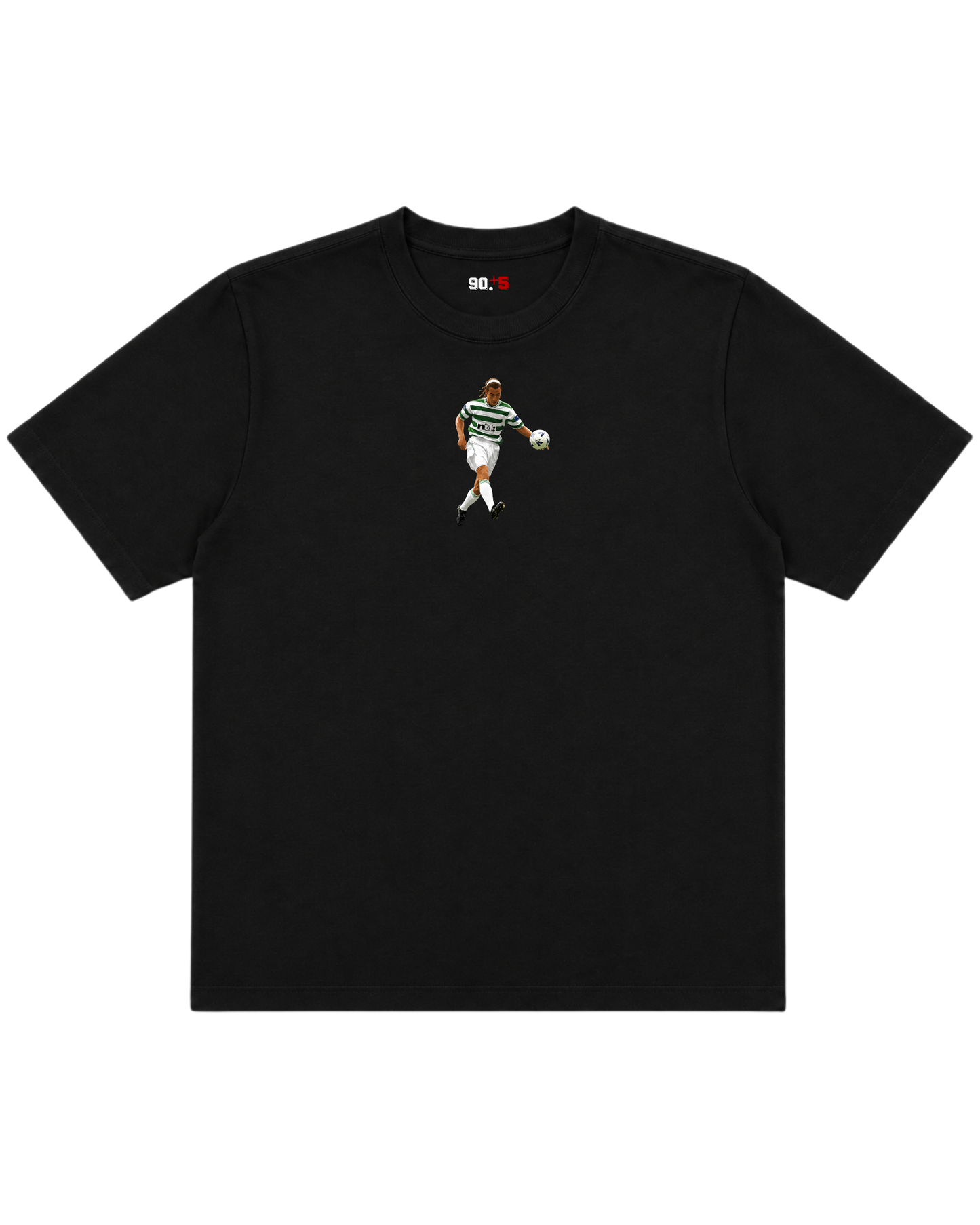 Celtic FC - Larsson Chip vs Rangers | Printed Club Classic T-Shirt