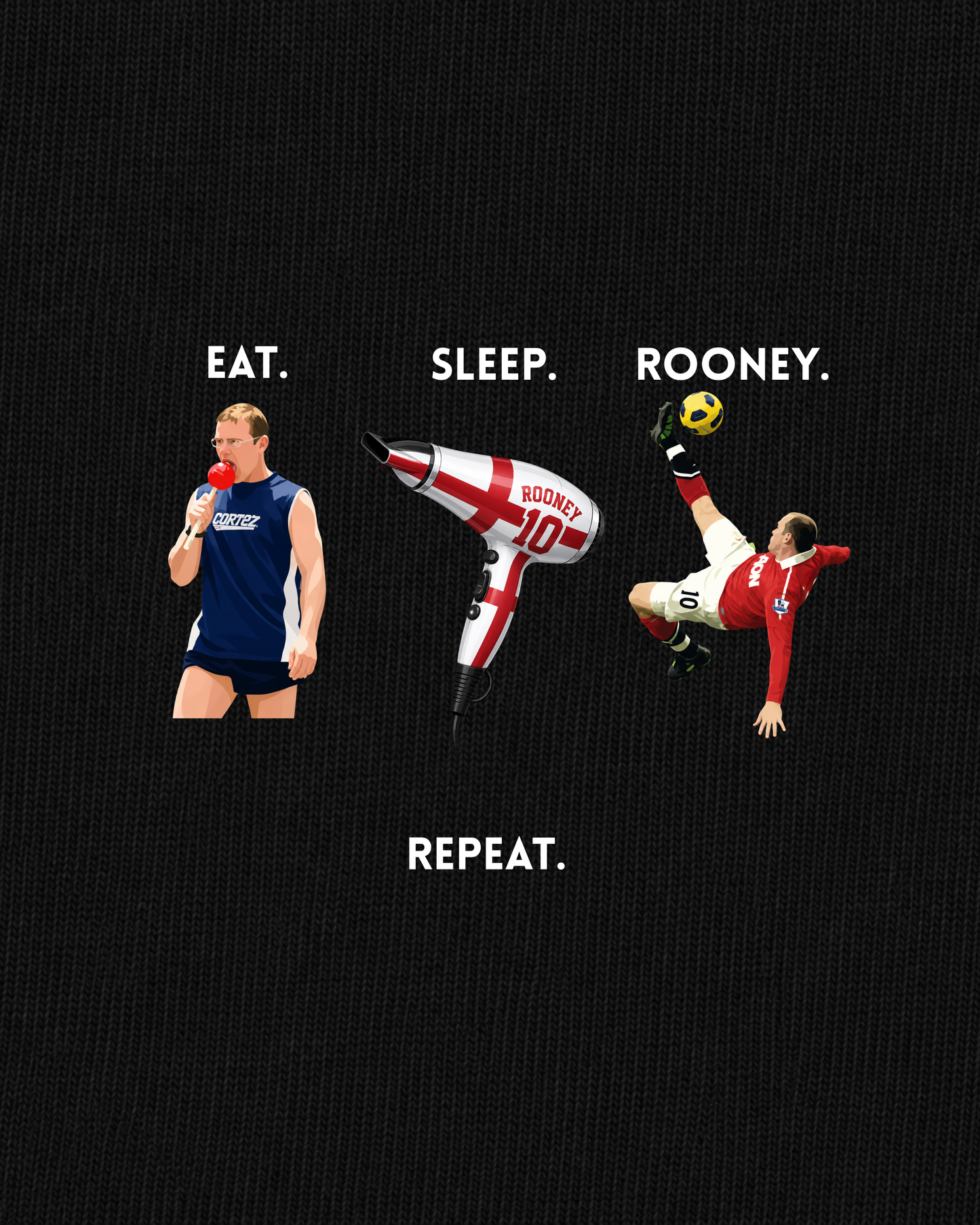 Eat. Sleep. Rooney. Repeat. Tee