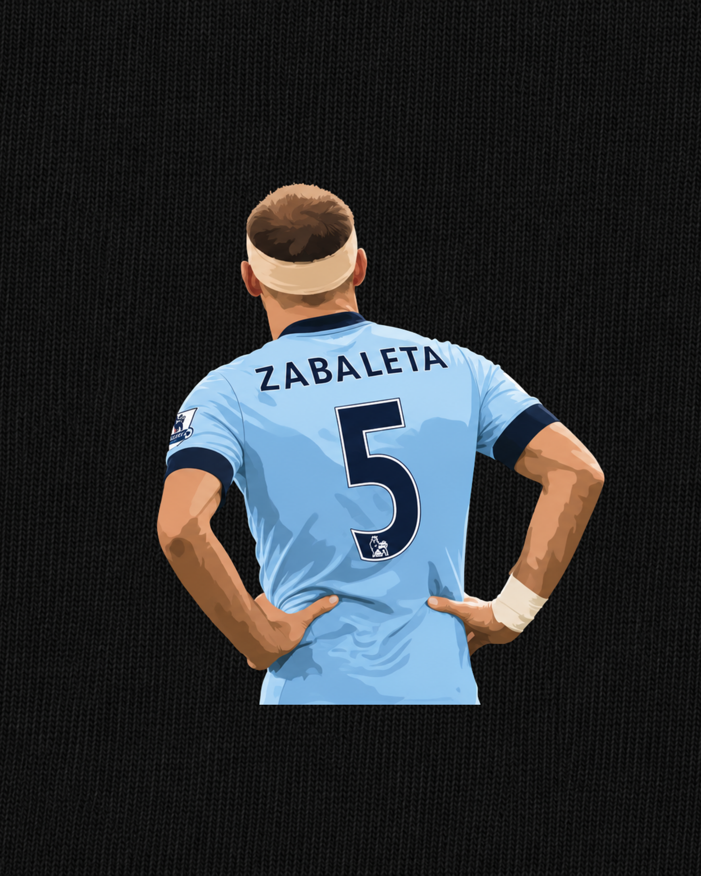 Manchester City - Zabaleta | Printed Club Classic T-Shirt