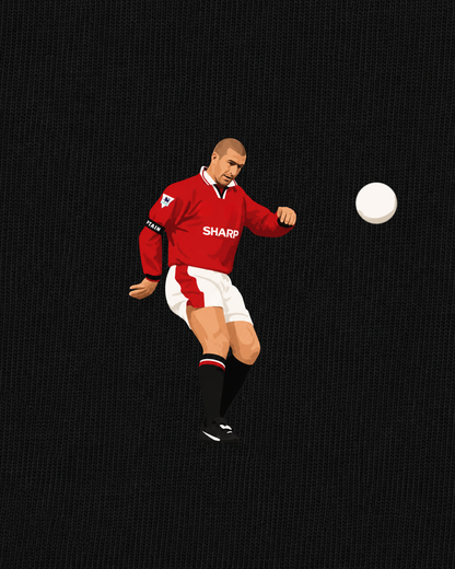 Manchester United - Cantona Chip vs Sunderland | Printed Club Classic T-Shirt