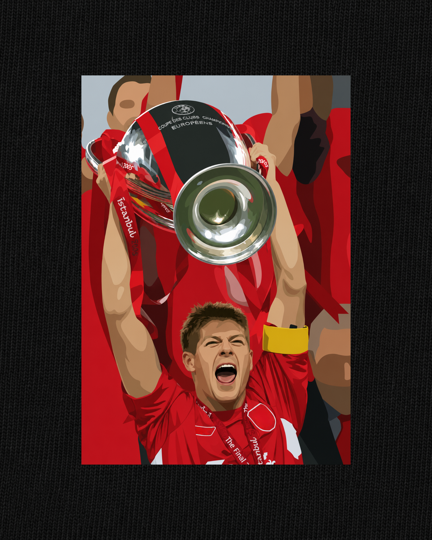 Liverpool - Gerrard Istanbul | Printed Club Classic T-Shirt