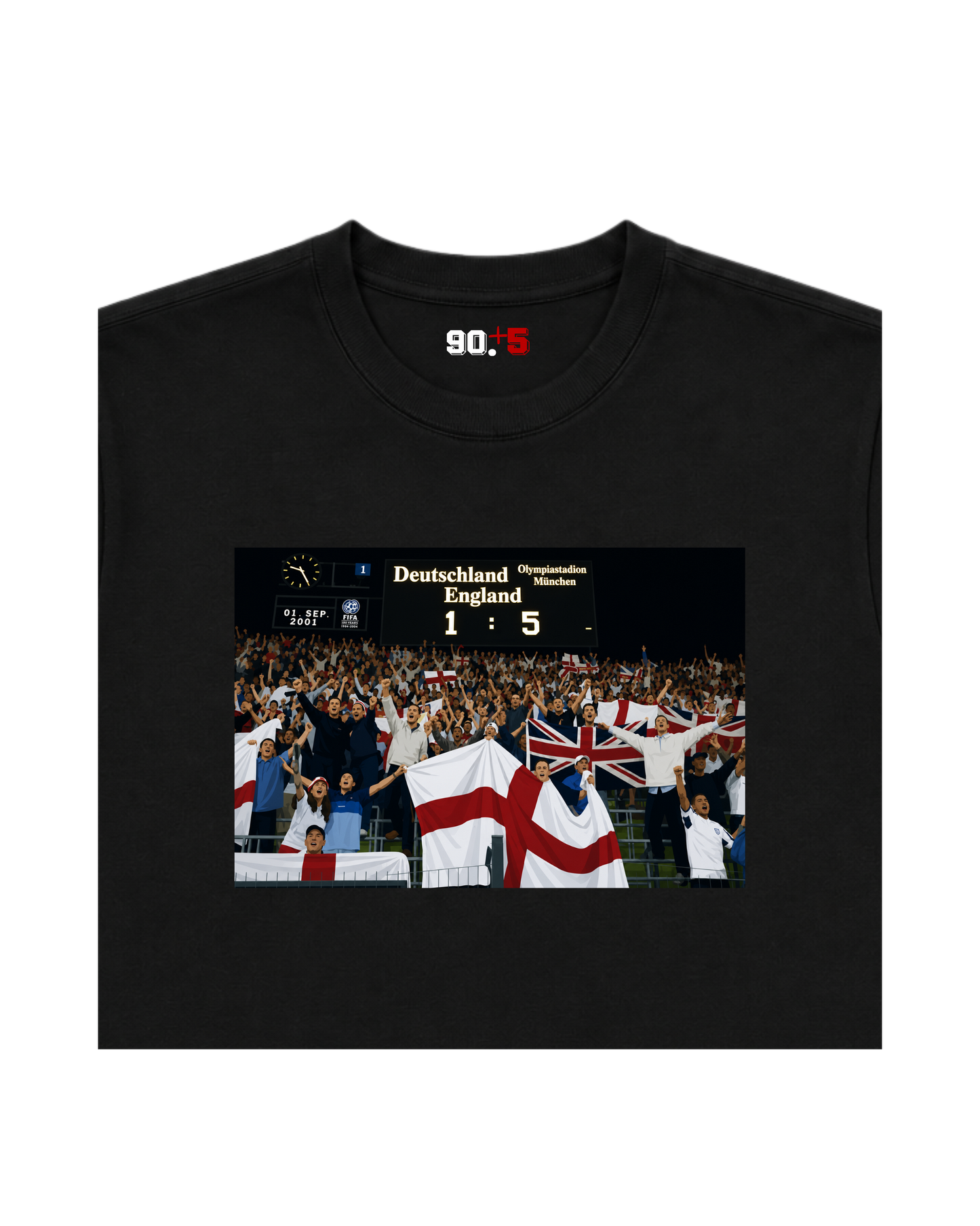 England - 5-1 vs Germany | Printed Club Classic T-Shirt