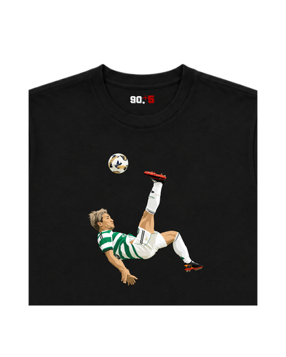 Celtic FC - Maeda Overhead Kick vs Rangers | Printed Club Classic T-Shirt