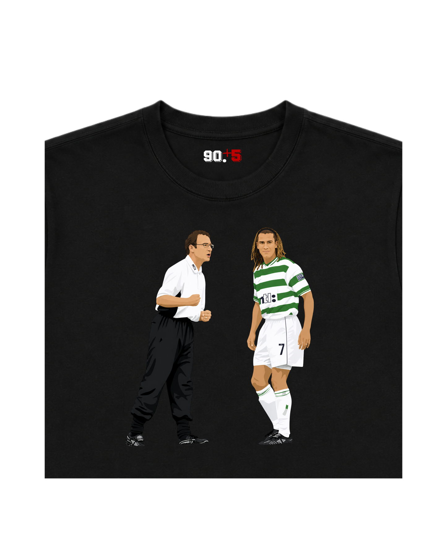 Celtic FC - Larsson & O'Neill | Printed Club Classic T-Shirt