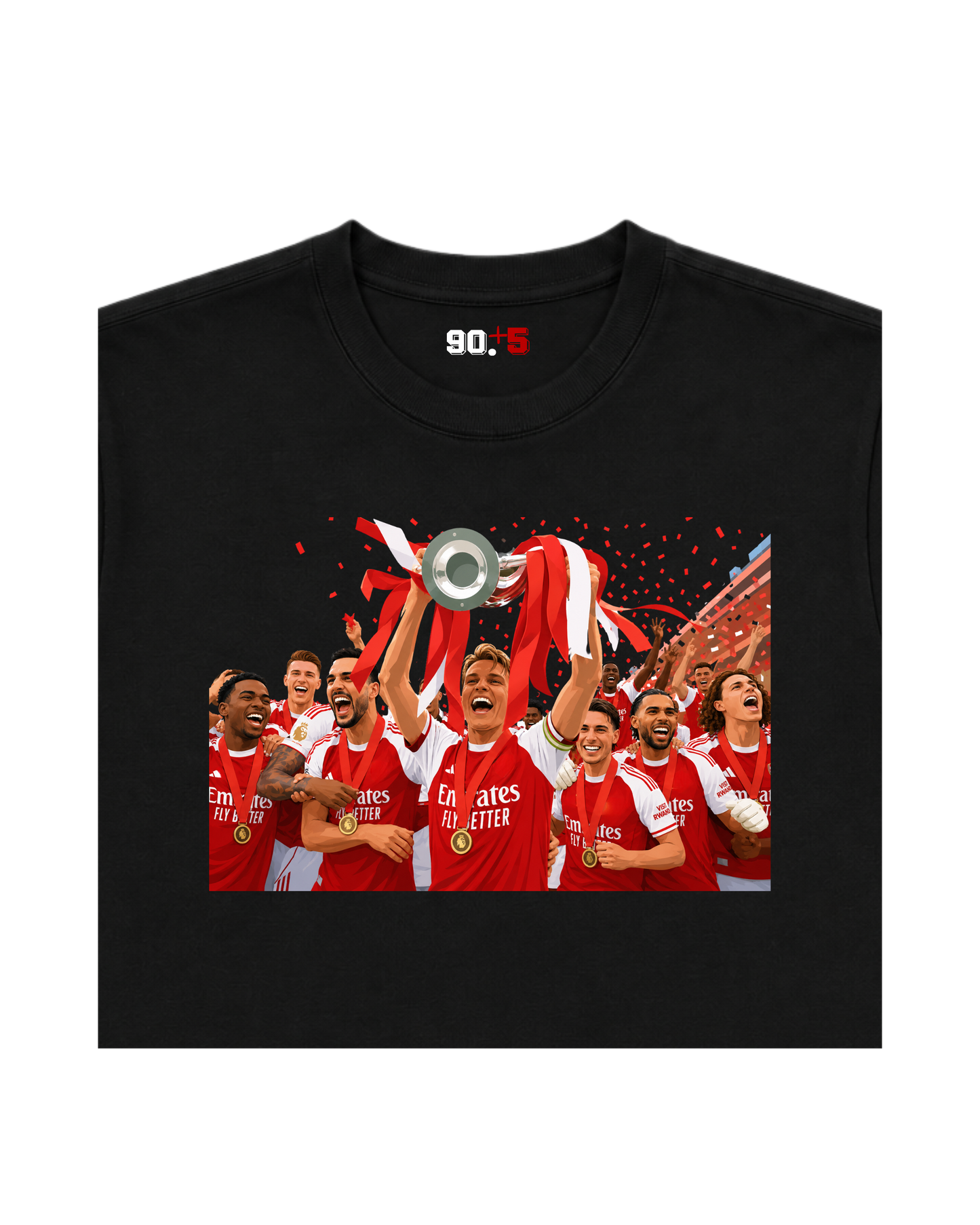 Arsenal - 25/26 Premier League Winners | Printed Club Classic T-Shirt
