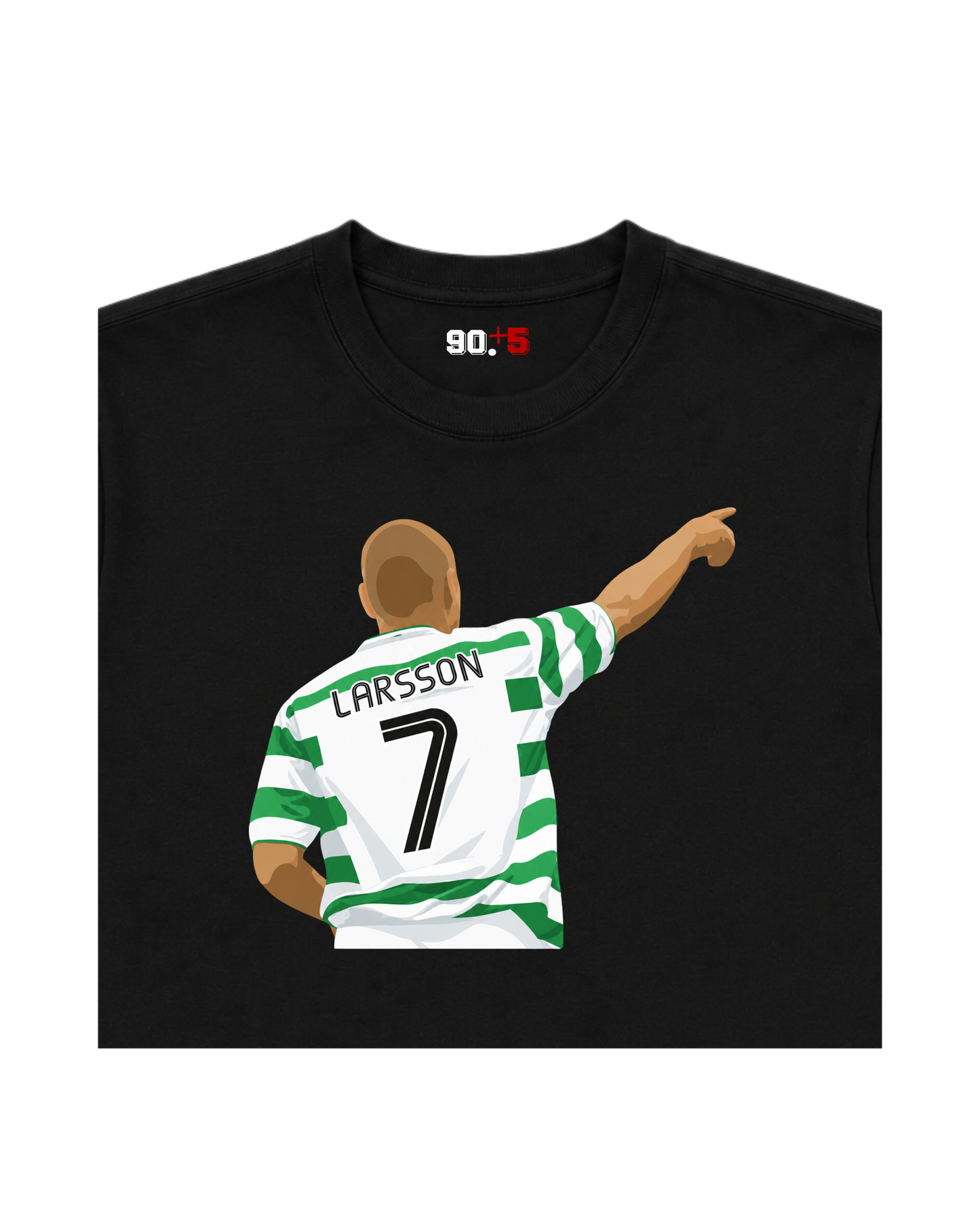 Celtic FC - Larsson 7 | Printed Club Classic T-Shirt