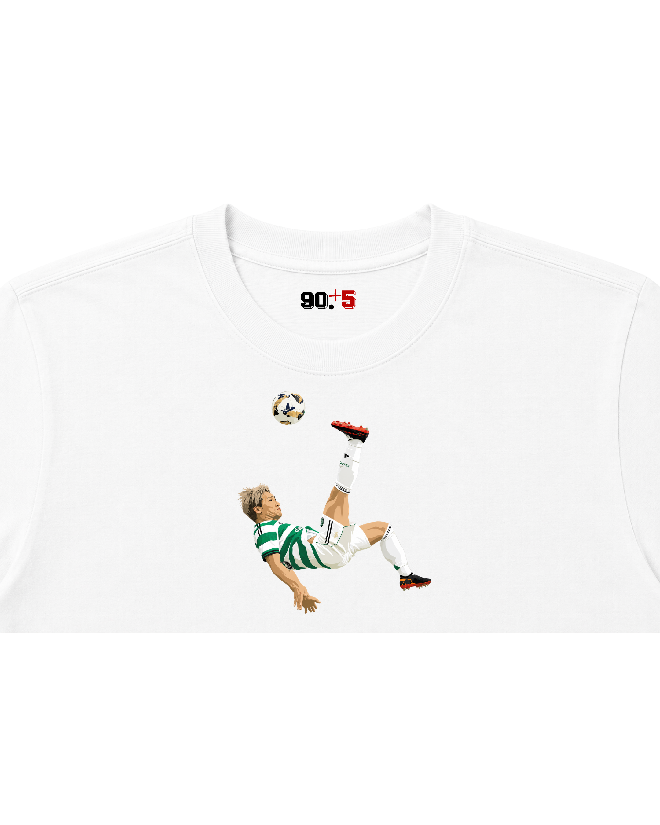 Celtic FC - Maeda Overhead Kick vs Rangers | Printed Club Classic T-Shirt