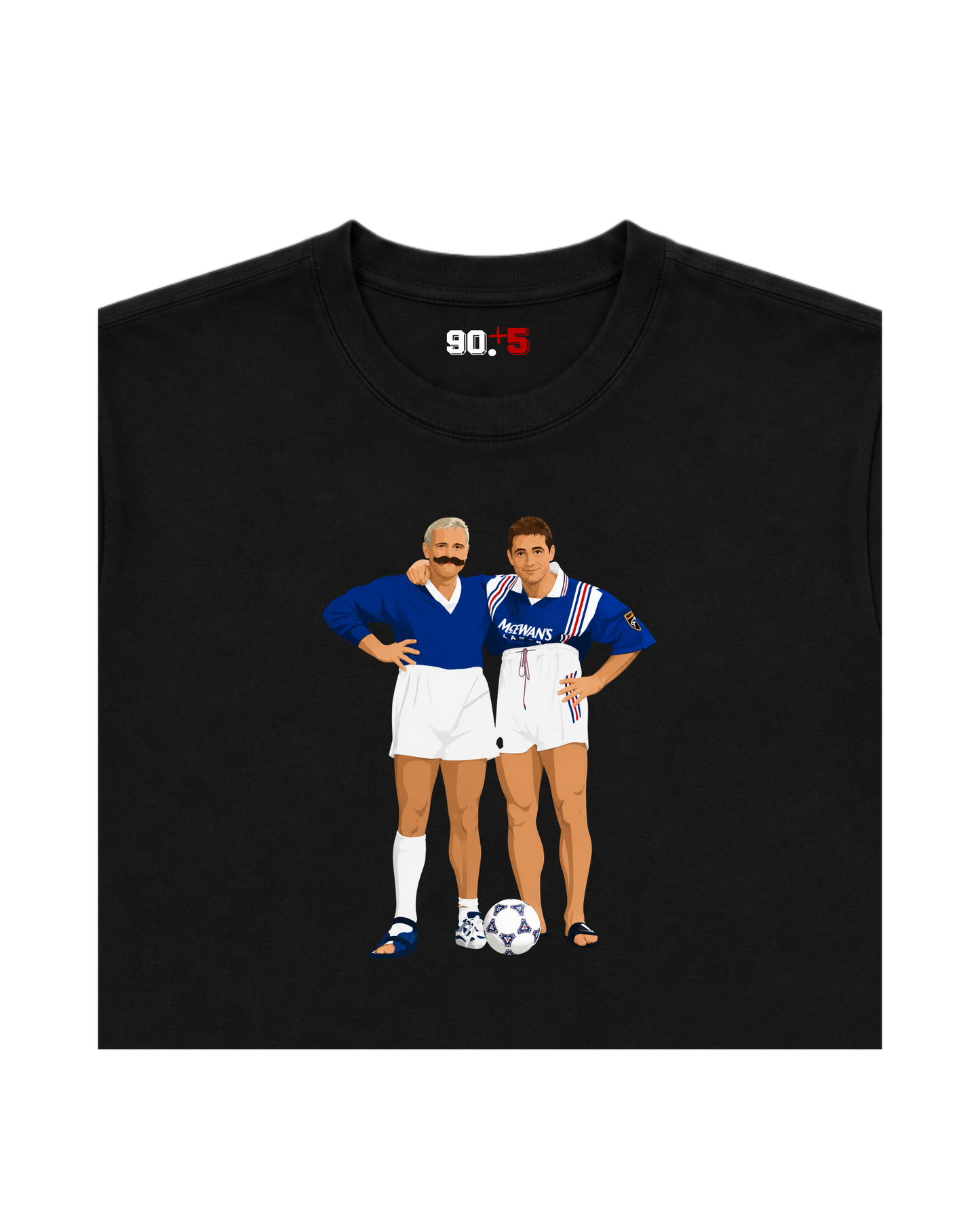 Rangers FC - McCoist & Gazza | Printed Club Classic T-Shirt